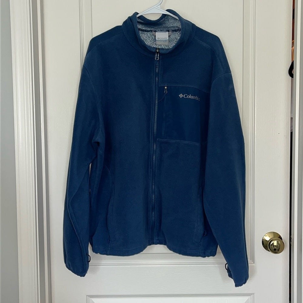 Columbia Omni-heat Interchange Fleece Blue Jacket, XL